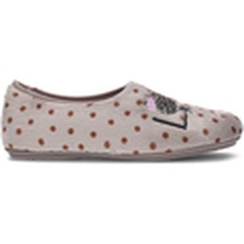 Pantuflas 1639 monblanc_niquel para mujer - Vulladi - Modalova