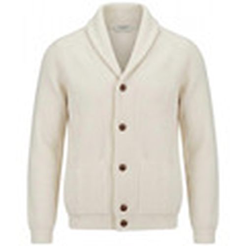 Chaqueta de punto 50541 SCIALLATO INGLESE-110 ECRU para hombre - Jeordie's - Modalova