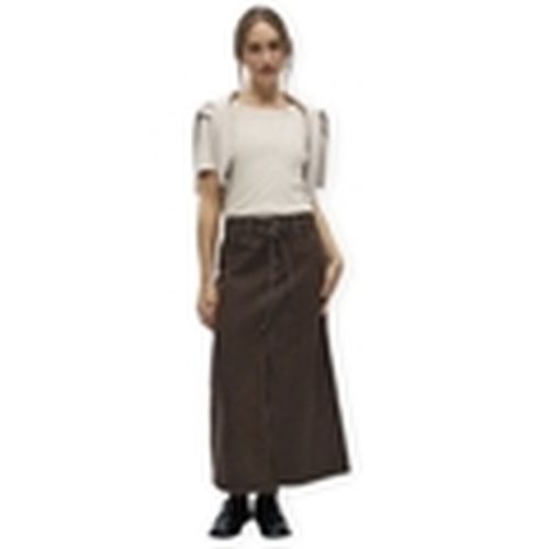 Falda Suffi MW Skirt - Seal Brown para mujer - Object - Modalova