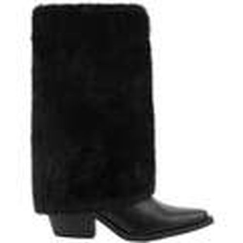 Botas BOTA ALTA COWBOY NEGRA DE MUJER CON PELO - Bb Up - Modalova