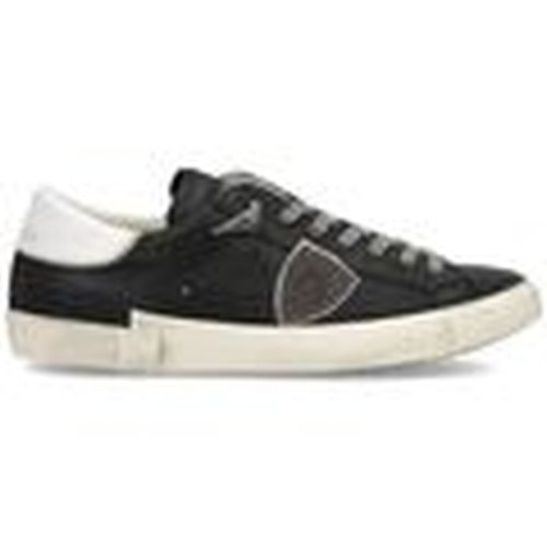 Deportivas Moda PRLU V039 PRSX LOW MAN-NERO BIANCO para hombre - Philippe Model - Modalova