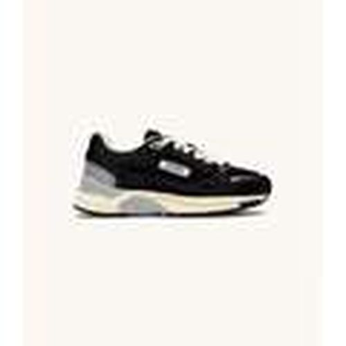 Deportivas Moda Hyperway Low Pony Suede Black para mujer - Autry - Modalova
