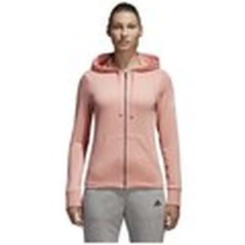 Jersey Essentials Solid Fullzip Hoodie para mujer - adidas - Modalova