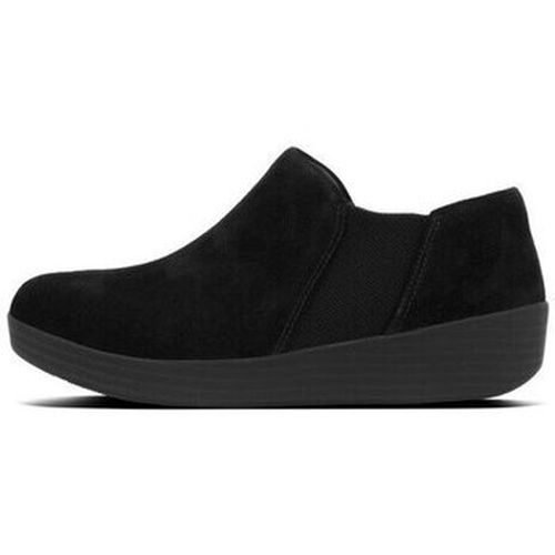 Scarpe SUPERCHELSEA SLIP-ONS BLACK SUEDE - Fitflop - Modalova