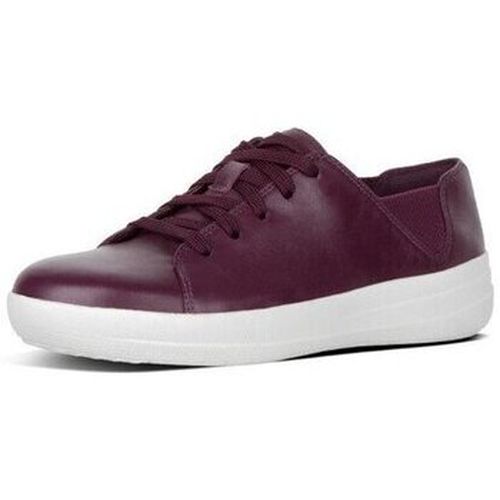 Sneakers basse F-SPORTY TM LACE UP SNEAKER LEATHER DEEP PLUM - Fitflop - Modalova