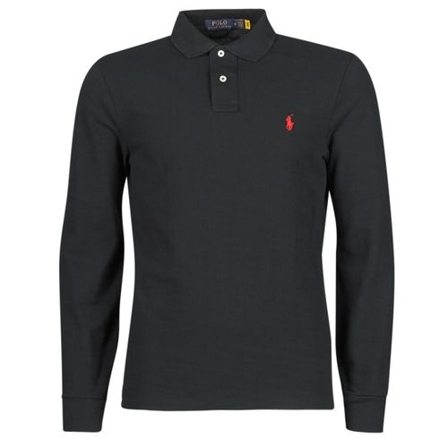 Polo maniche lunghe POLO SLIM REGULAR IN COTONE BASIC MESH - Polo ralph lauren - Modalova