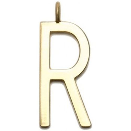 Borsa Gianni Chiarini Design Charm Gold Letter R 9371 - Gum - Modalova