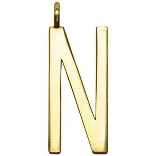 Borsa Gianni Chiarini Design Charm Gold Letter N 9369 - Gum - Modalova