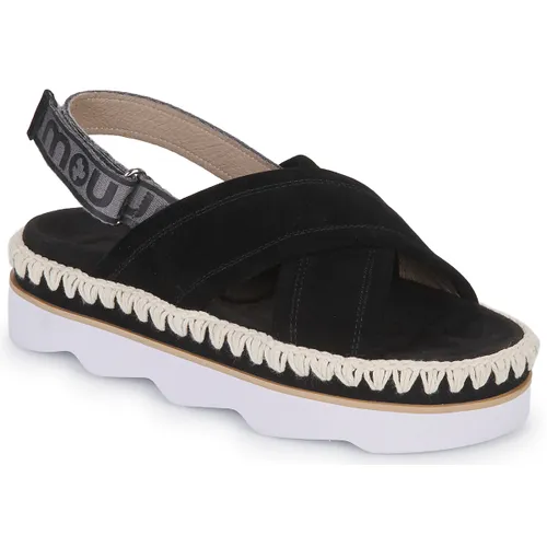 Sandali con zeppa MU.SW581001A-BLA - Mou - Modalova