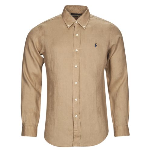 Camicia a maniche lunghe CAMICIA TAGLIO DRITTO IN LINO - Polo ralph lauren - Modalova