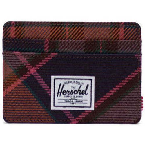 Portafoglio Carteira Charlie RFID Slate Rose Plaid - Herschel - Modalova