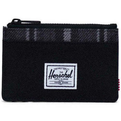 Portafoglio Carteira Oscar RFID Black/Grayscale Plaid - Herschel - Modalova