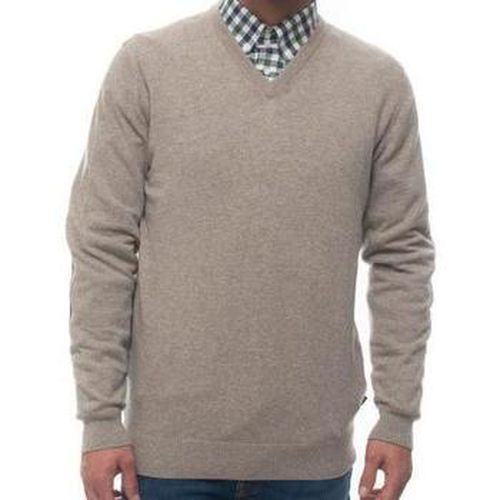 Felpa - MAGLIONE SCOLLO V CON TOPPE TARTAN - Barbour - Modalova