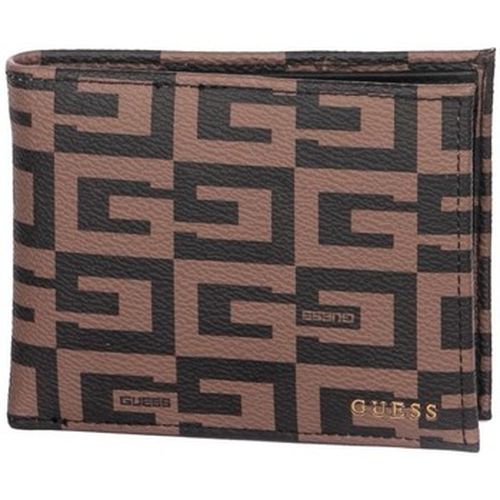 Portafoglio Scala Flat Billfold - Brown - SMSCLALEA27-Brown - Guess - Modalova