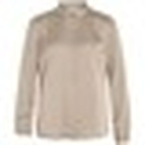 Camicetta Noos Ellette Satin Shirt - Cement - Vila - Modalova