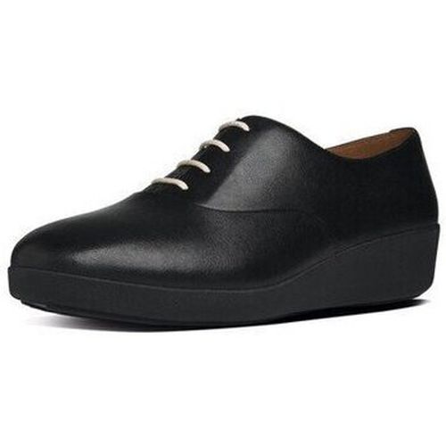 Ballerine F-POP TM OXFORD All Black Leather - Fitflop - Modalova