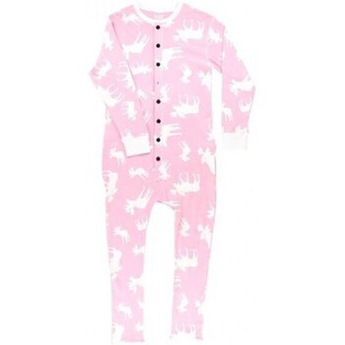 Pigiami / camicie da notte - Pigiama intero Pink classic alce adulto - Lazyone - Modalova