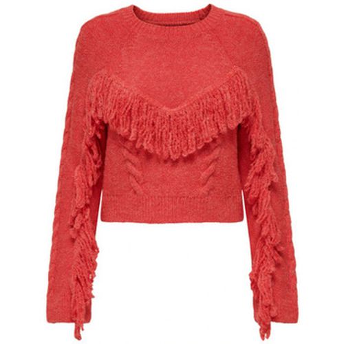 Maglione ONLMARGINA LS FRINGE O-NECK KNT - Only - Modalova