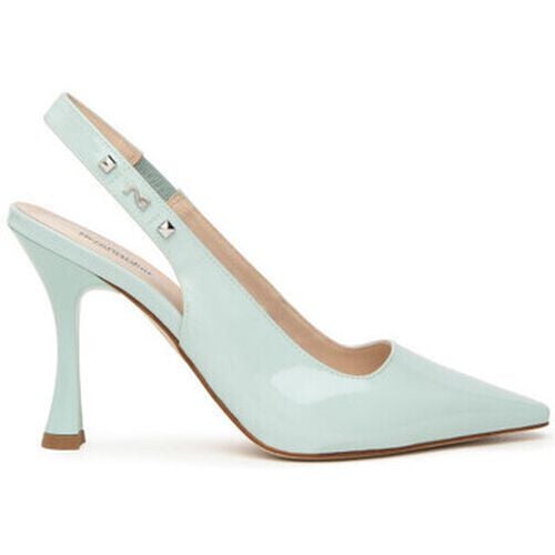 Scarpe slingback in vernice col. menta E409370DE530 - NeroGiardini - Modalova