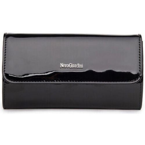 Borsa Pochette vernice nera E443701DE100 - NeroGiardini - Modalova