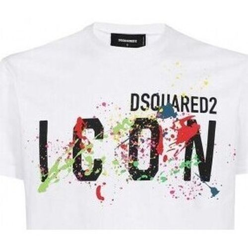 Felpa T-Shirt Icon blanc - Dsquared - Modalova