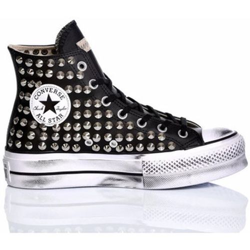 Sneakers Platform Pelle Borchie Nera - Converse - Modalova