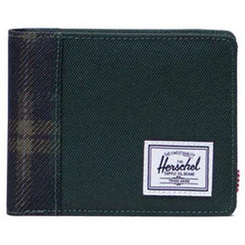 Portafoglio Roy Wallet Darkest Spruce Winter Plaid - Herschel - Modalova