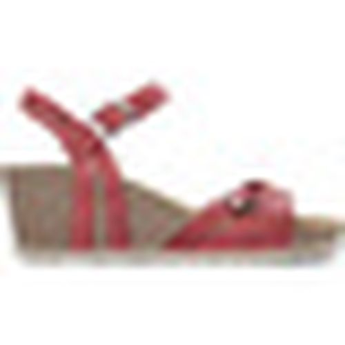 Sandali con zeppa 5612 rojo2 - Interbios - Modalova