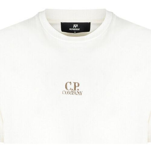T-shirt & Polo T-shirt bianca con stampa Three Cards - C.p. Company - Modalova