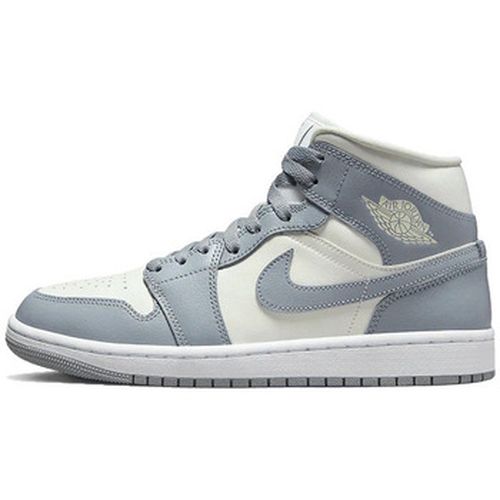 Sneakers Air Jordan 1 Mid Grey Sail - Nike - Modalova