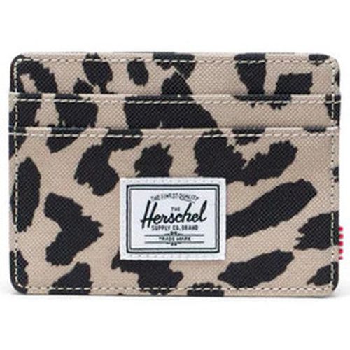 Portafoglio Carteira Charlie Cardholder Leopard Waves - Herschel - Modalova