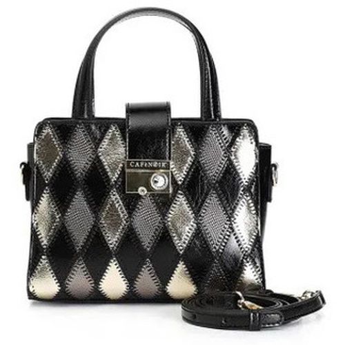 Borsa CafèNoir MINIBAG ROMBI PATCHWORK E ACCESSORIO CON STRASS - Café Noir - Modalova