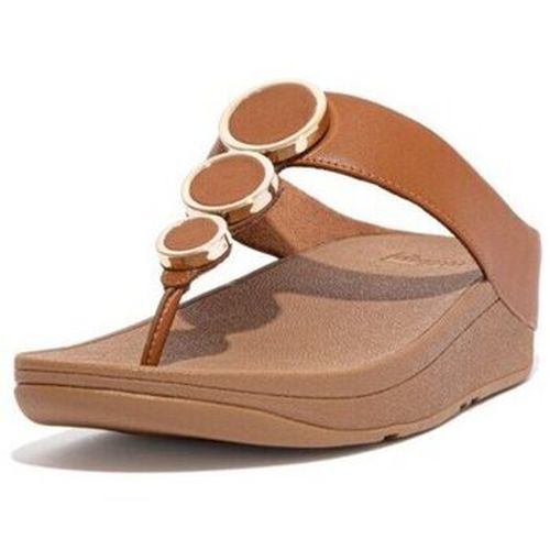 Infradito HALO LEATHER TOE-POST SANDALS LIGHT TAN - Fitflop - Modalova