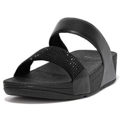 Scarpe LULU CRYSTAL EMBELLISHED SLIDES ALL BLACK - Fitflop - Modalova