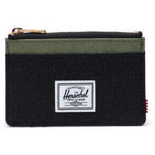 Portafoglio Carteira Oscar RFID Jet Black/Four Leaf Clover - Herschel - Modalova