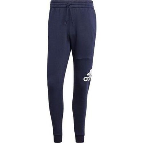 Pantaloni Essentials Fleece Tapered Cuff Big Logo - Adidas - Modalova