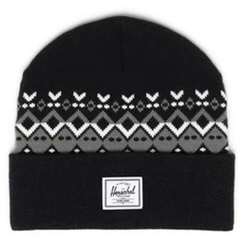 Berretto Gorro Elmer Black Fair Isle - Herschel - Modalova