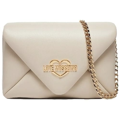 Borsa a tracolla Borsa Pu - Avorio Galv. Oro - Love Moschino - Modalova