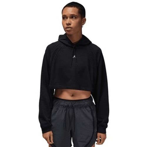 Felpa FEPA WMNS Crop PO Fleece Hoodie Black - Nike - Modalova