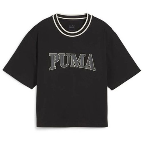 T-shirt TSHIRT SQUAD GRAPHIC TEE BLACK - Puma - Modalova