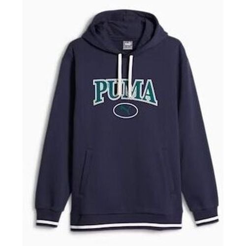 Felpa Puma FELPA SQUAD HOODIE BLU - Puma - Modalova