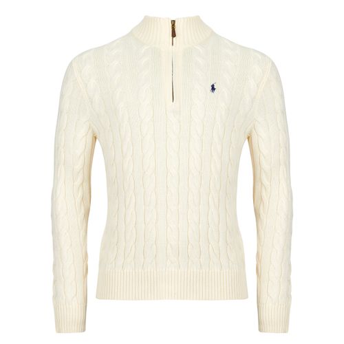Maglione PULL DEMI ZIP EN MAILL TORSADEE - Polo ralph lauren - Modalova