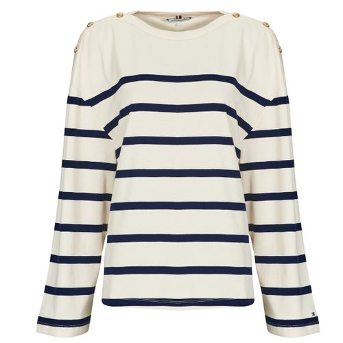 T-shirts a maniche lunghe LWK GOLD BUTTON BOAT-NK LS TEE - Tommy hilfiger - Modalova