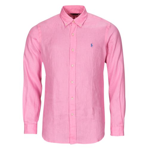 Camicia a maniche lunghe CAMICIA TAGLIO DRITTO IN LINO - Polo ralph lauren - Modalova