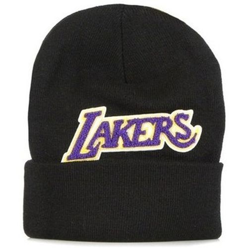 Berretto Mitchell Ness Chenille Logo Cuff Knit Lakers - Mitchell And Ness - Modalova