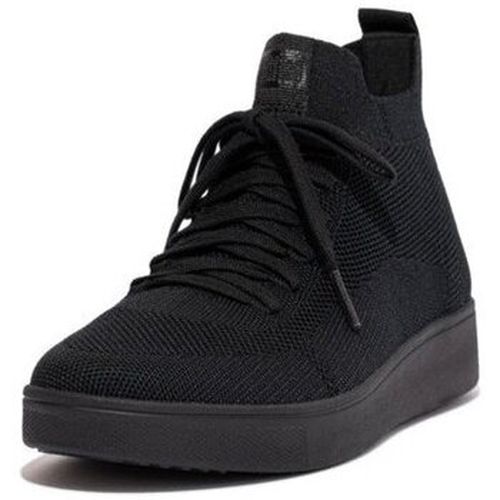 Sneakers basse RALLY X KNIT HIGH-TOP SNEAKERS ALL BLACK - Fitflop - Modalova