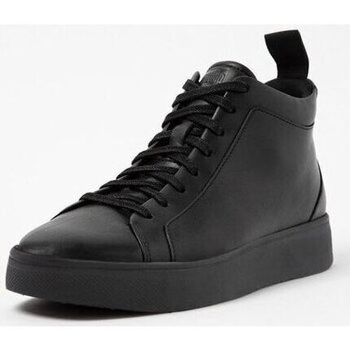 Sneakers basse RALLY II LEATHER HIGH-TOP SNEAKERS ALL BLACK - Fitflop - Modalova