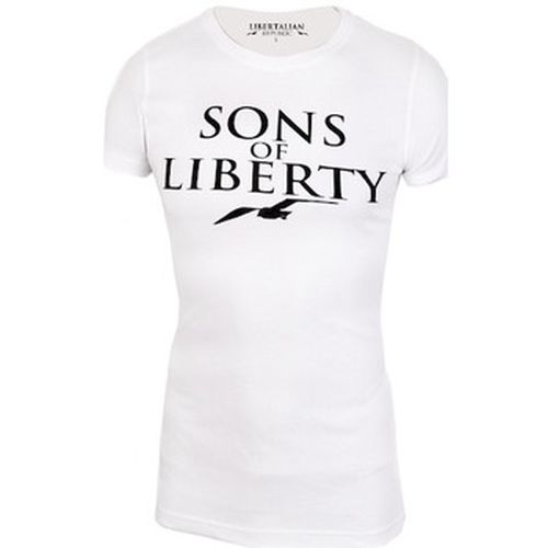 T-shirt T-Shirt Libertalia-Républic Sons of Liberty Blanc - Libertalian-Républic - Modalova