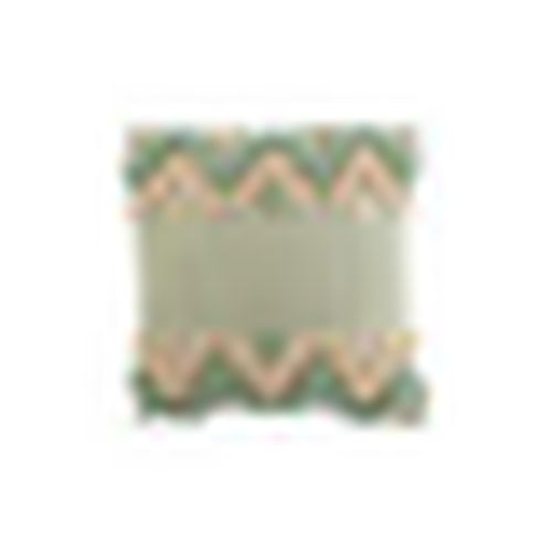 Cuscini COUSSIN ZIGZAG CARRE COT BLEU (45x45x45cm) - J-line - Modalova