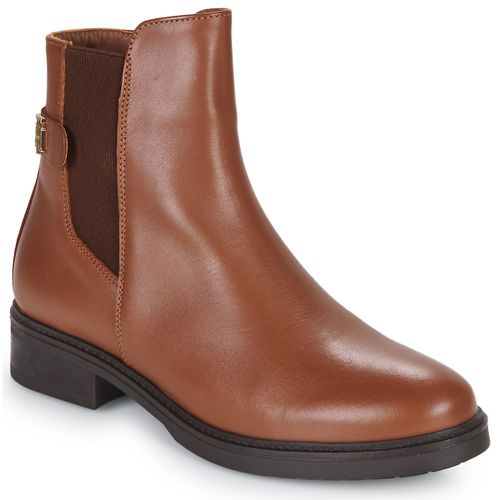 Stivaletti TH LEATHER FLAT BOOT - Tommy hilfiger - Modalova